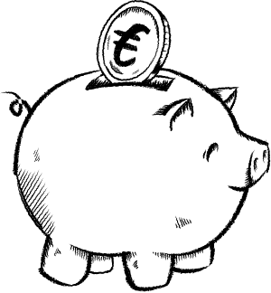 Illustratie geen onnodige kosten